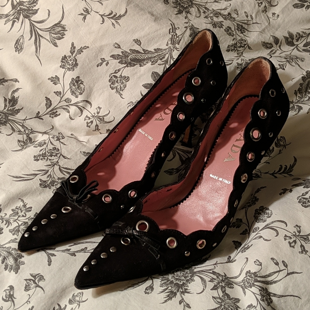 Prada kitten heels